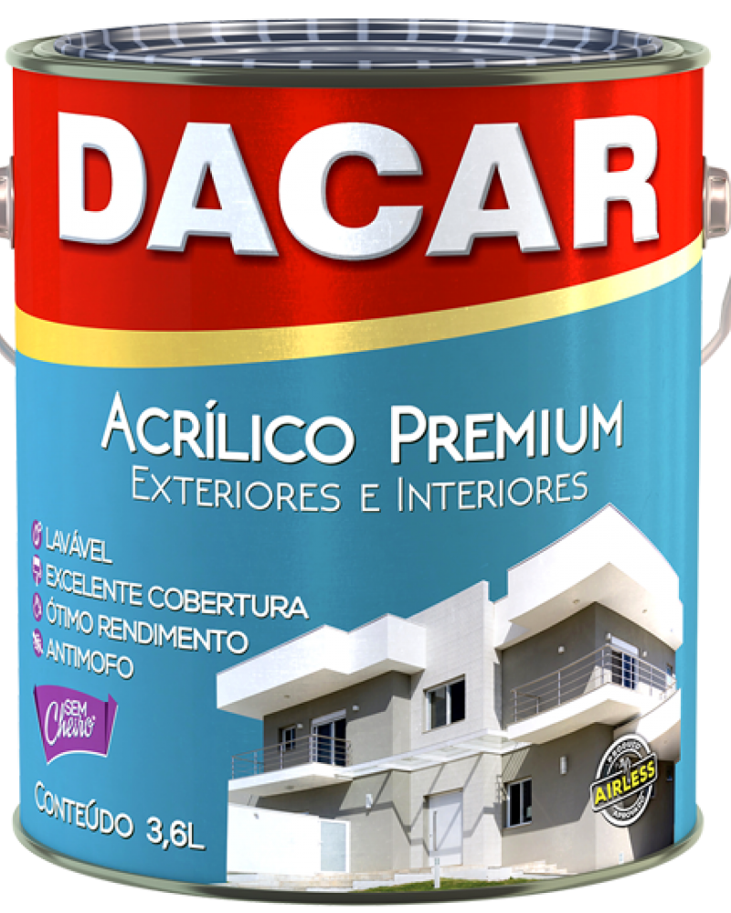 TINTA ACRILICA ALECRIM PREMIUM 3,6LT - DACAR