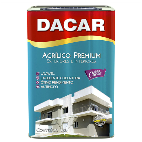 TINTA ACRILICA MARFIM PREMIUM 18LT - DACAR