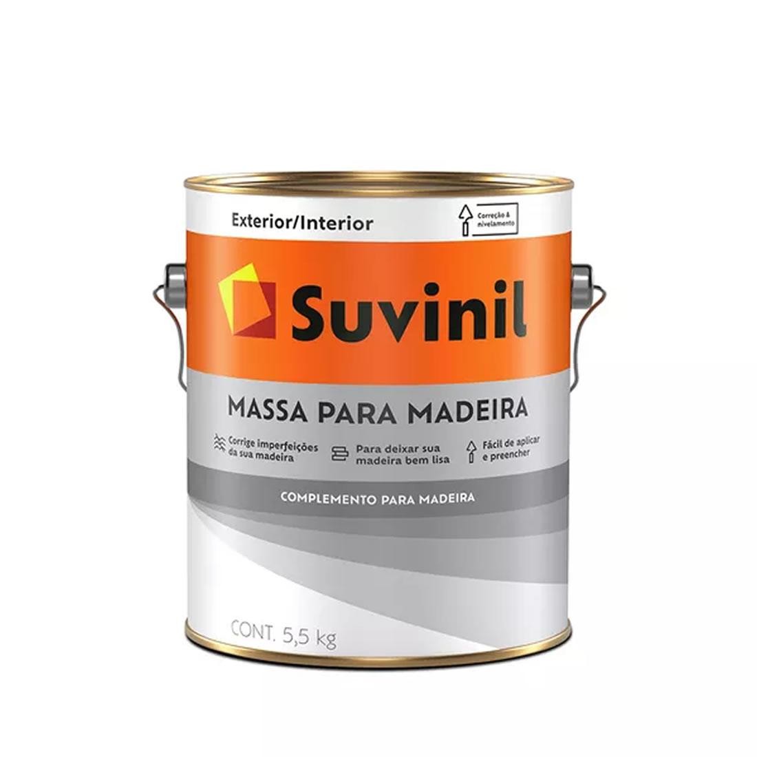 MASSA PARA MADEIRA 3,6LT - SUVINIL
