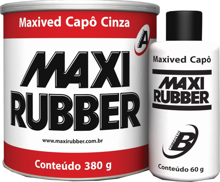 MAXIVED  CAPO CINZA- 400 ML MAXI RUBBER