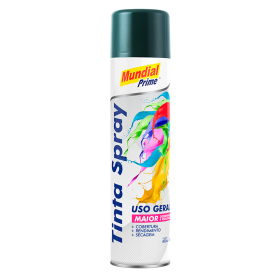 TINTA SPRAY VERDE ESCURO USO GERAL 400ML - MUNDIAL