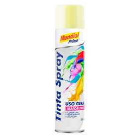 TINTA SPRAY MARFIM USO GERAL 400ML - MUNDIAL