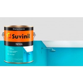 TINTA ACRILICA TETOS BRANCO FOSCO 3,6LT - SUVINIL