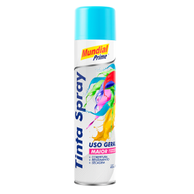 TINTA SPRAY AZUL CLARO USO GERAL 400ML - MUNDIAL