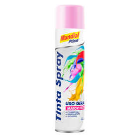 TINTA SPRAY ROSA USO GERAL 400ML - MUNDIAL