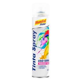 SPRAY VERNIZ BRILHANTE USO GERAL 400ML - MUNDIAL