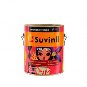 TINTA ACRILICA CRIATIVA BRANCO FOSCO 3,6LT - SUVINIL