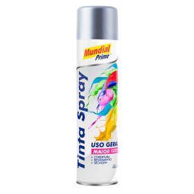 TINTA SPRAY ALUMINIO USO GERAL 400ML - MUNDIAL