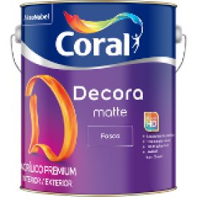 TINTA ACRILICA BRANCO NEVE FOSCO PREMIUM 3,6LT - CORAL