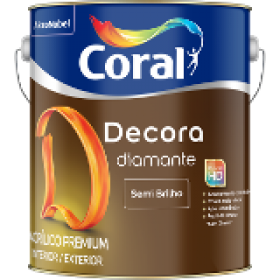 TINTA ACRILICA BRANCO NEVE SEMI-BRILHO 3,6LT - CORAL