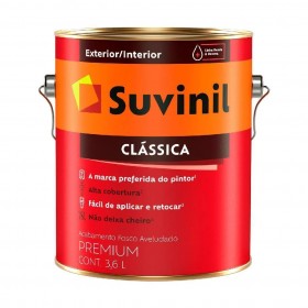 TINTA LATEX BRANCO NEVE CLASSICA 3,6LT - SUVINIL