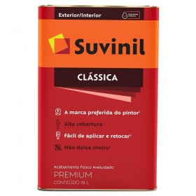 TINTA LATEX BRANCO NEVE CLASSICA 18LT - SUVINIL