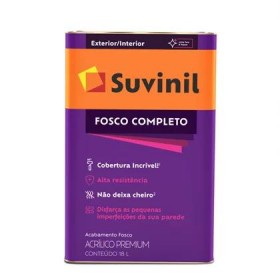 TINTA ACRILICA PEROLA FOSCO COMPLETO 18LT - SUVINIL
