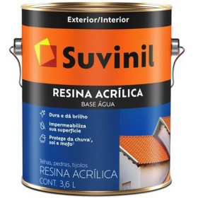 RESINA ACRILICA BASE AGUA INCOLOR 3,6LT - SUVINIL