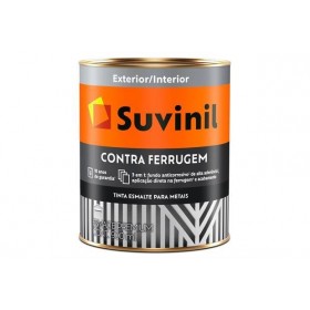ESMALTE CONTRA FERRUGEM CINZA MEDIO 900ML - SUVINIL