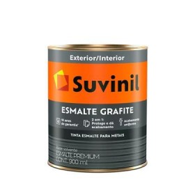 ESMALTE SINTETICO GRAFITE ESCURO FOSCO 900ML - SUVINIL