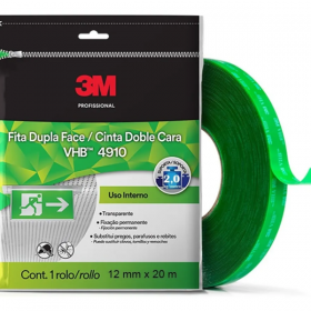 FITA DUPLA FACE 12X20 4910 EMBLEMAS  3M