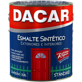 ESMALTE SINTETICO BRANCO BRILHANTE 3,6LT - DACAR