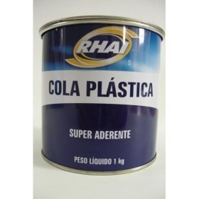 COLA PLASTICA CINZA 1KG RHAI