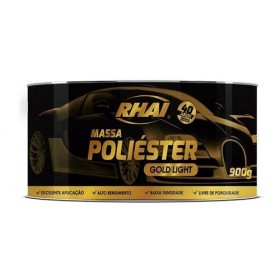MASSA POLIESTER GOLD 900GR RHAI