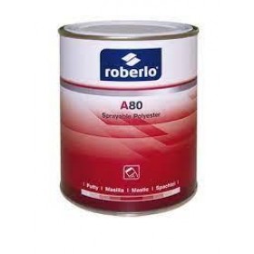 MASSA POLIESTER A80 LIQUIDA 1L - ROBERLO