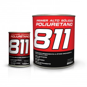 PRIMER PU CINZA 8:1  C/CATALISADOR -MAXI RUBBER